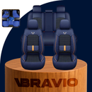 Funda para Asiento de Auto Revok en Cuero Legítimo con Airbag Incorporado +REGALO: Alfombra Automotriz