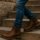 Kit Bota El Patrón en Cuero Legítimo +REGALOS: Sombrero de Cuero, Cinturón y Billetera