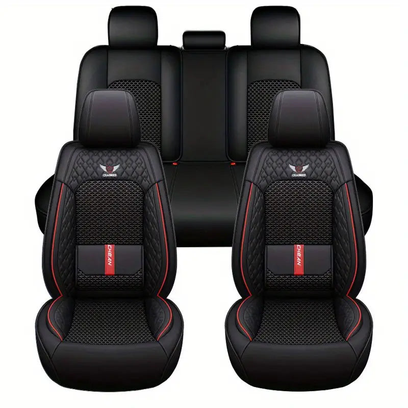 Funda para Asiento de Auto Veron en Cuero Legítimo Universal + REGALO: Alfombra Completa