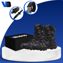 Kit Bota de Hombre Titan en Cuero Legítimo +REGALOS: Funda con Cuchillo y Cinturón