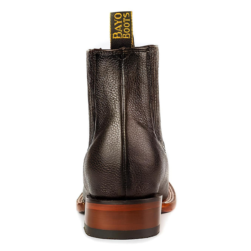 Kit Bota Ortopédica Masculina Force de 100% Cuero Bovino + Cinturón Country, Gorro Estilo Modão y Cartera ¡GRATIS!