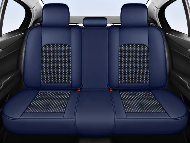 Funda para Asiento de Auto Veron en Cuero Legítimo Universal +REGALO: Alfombra Completa