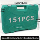 Maletín de Herramientas Multiusos con más de 150 Piezas de Acero Inoxidable +REGALO: Pinza Multifuncional