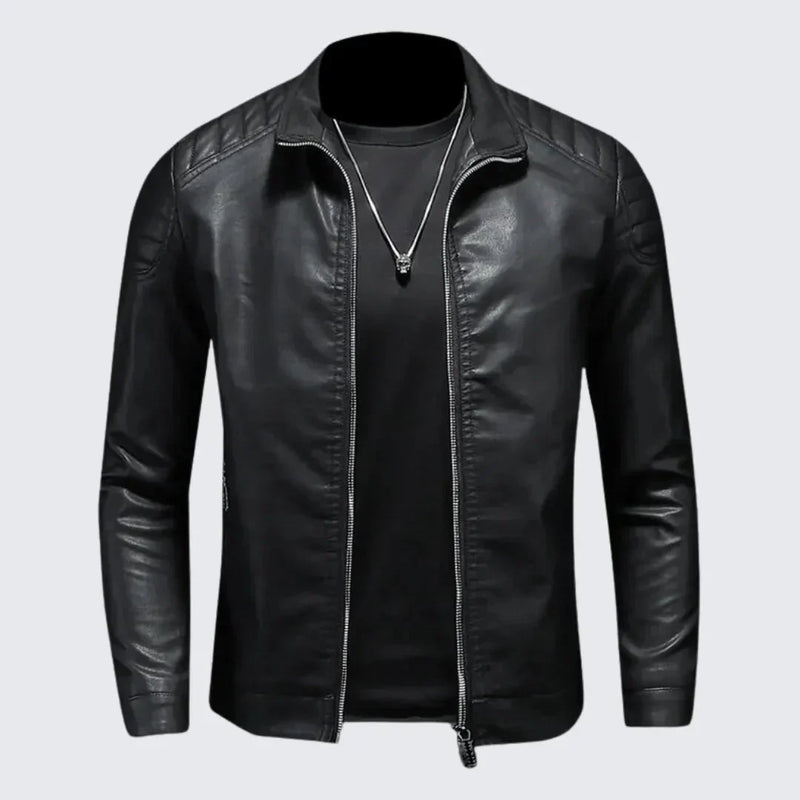 Chaqueta Masculina de Cuero Berlín